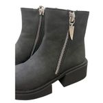 Seven7 Boots Women's Size 6 Black Booties Chunky Heel Casual Zip Closure NEW Photo 2