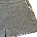 Paper Crane Ethereal Shorts by Knit Frayed Hem Blue Gray Size L Photo 2