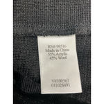 Coldwater Creek Womans Size 1X Black Double Breasted Cardigan Sweater Photo 3