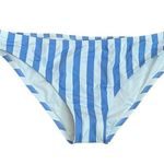 Shade & Shore  Blue/White Striped Bikini Bottoms Size XL Photo 0
