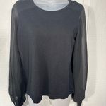 CeCe  Black  Long Sleeve Sweater Size Small NWT Photo 3