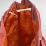 Cicada Strapless Red Silk Dress Fit & Flare Cocktail Formal USA Made Med Orange Photo 5