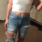 Forever 21 White Sweater Cropped Tank Photo 0