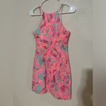 Lilly Pulitzer 20801 Pearl Shift dress in Poolside Blue Love Birds NEW 0 Photo 3
