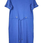 Appleseeds Casual Dress Short Sleeve With Pockets Size S Blue Photo 0