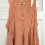 Free People We The Free Crush On You Tank Top Size XL Orange Peach Photo 0