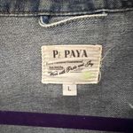 Papaya Womens Distressed Blue Jean Denim Jacket Photo 2