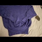 NWT vintage Ossi Skiwear wool purple embroidered turtleneck sweater, size M Size M Photo 7