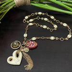 Juicy Couture Vintage  Heart Charms Pendant Necklace Photo 2