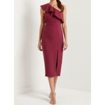 Sézane Moisa Midi Skirt, Magenta, FR44/US12 Photo 3