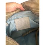 Coach Patent Leather Taupe Shoulder Buckle Bag Photo 2