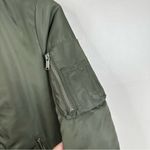 Aritzia The Group Babaton Satin Flight Bomber Jacket Womens XS Army Green Photo 5