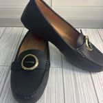 Calvin Klein Leana Black Leather Loafers Shoes 34E9742 Women Size US 7M Photo 0