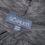 Scarlett Black & Gray Striped Hooded Open Front Lightweight Cardigan Tunic 1X Photo 6