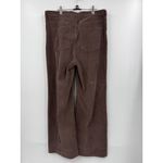 J.Crew  Brown Corduroy Wide Leg Pants Women Size 32 Cotton Lyocell Blend Photo 4