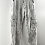 Anthropologie Sanctuary X Striped Ankle Cargo Jogger Pants Gray White 25 / 0 Photo 5