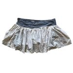 Lululemon  Pleat to Street Skort White Grey tennis skirt pleated Size 10‎ Photo 1