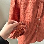 Roller Rabbit  Eyelet Blouse Top in Terra Photo 8