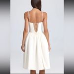 Oh Polly  Floral Appliqué Midi Dress Photo 1