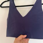 Spiritual Gangster  Deep Blue V-Neck long line bra Photo 2