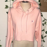 Champion  Pink Cropped Hoodie Photo 0