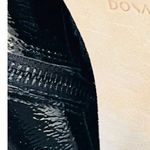 Donald Pliner NEW Leather BOOTIE ANKLE BOOT 9.5 Womens Black Crinkle Patent Shoe Photo 5