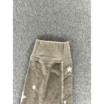 Lounge Live Love  Women's Pajama Pants Beige Brown Stars Size Large Ankle Pockets Photo 7