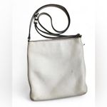 Calvin Klein Michael Kors Riley Crossbody Bag Handbag Med Pebble Gray Leather Photo 3