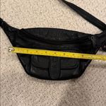 Kenneth Cole  Black Leather Bag Fanny pack Photo 5