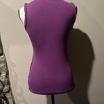 New York And Company Purple Sequin Sparkle Tank Top Photo 2