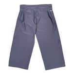 Adidas  Womens Crop Capri Pants Athletic Sporty Yoga Blue Steel Gray Small Photo 2