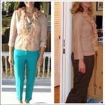 J.Crew NWOT!  Wool pleated-silk chimera JACKET Photo 1