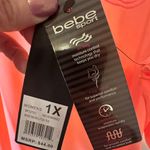 Bebe Sport Shirt, Neon Mango, Workout, Walking, Running, Women’s Size 1X, NWT Photo 5
