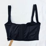 SKIMS NWT Stretch Satin Corset - Onyx - XS Photo 6