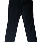 Banana Republic Sloan Dress Pants sz 8 Petite Black Tailored Fit Corporate Chic Photo 0
