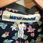 Vintage Italian Denim Cartoon Rabbit Appliqué Jacket Gray Photo 4