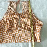 Altar'd State  Floral Checkered Crop Top Photo 5