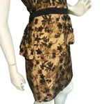 Carmen Marc Valvo Carmen Mar Valvo 1990 Black Beaded Cocktail Halter Dress Size 12. Photo 5