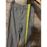 Brandy Melville  Women Black Gingham Plaid Pants Sz XS Retro Elastic Waist Photo 3