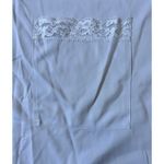 Vintage Shadowline Size L Floral‎ Embroidered Nightgown Housecoat Dusty Blue USA Size L Photo 2
