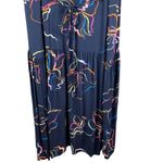 Avenue  Midi Dress Navy V-Neck 22/24 Tie Back Short Sleeves Photo 15