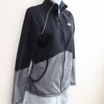 The North Face  Womens Small P Jacket Full Zip‎ Gray Black Cinder 100 Athletic Photo 3