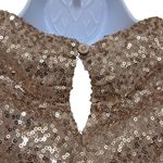 Melrose and Market  Rose Gold Sequin Top Sleeveless XXXL NWT Glam Bling Party Photo 4