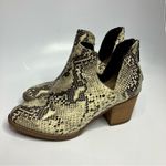 Blondo Blonde waterproof‎ snake skin print leather ankle boots size 9.5 Photo 3
