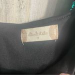 Altar'd State  Candice Sequin Puff Sleeve Dress Green Hunter Black sz M NWT Party Photo 7