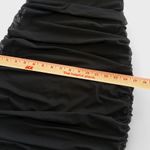 Aritzia  Sunday Best Caruso Black Mini Dress Women’s Small Ruched Bodycon Stretch Photo 11