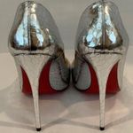 Christian Louboutin | Silver Crackled So Kate Pump Photo 2