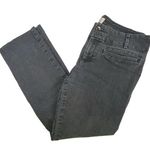 Anthropologie Women's Essential Slim Jeans Size 4 Black Dark Wash Mid Rise Photo 0