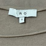 IRO Women’s Size S Beige Tan Dalia Ruffled Sides Jersey Shirt Top Photo 7