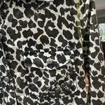 BKE  Black and White Leopard Print Button Down Shirt- Like new!!! Photo 2